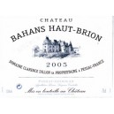 Château Bahans Haut-Brion 2005 - 75 cl